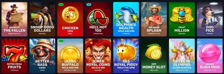 Slots at LuckyWave Casino