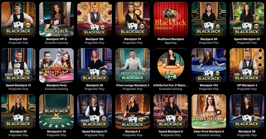 Jogos de mesa no Sierra Casino