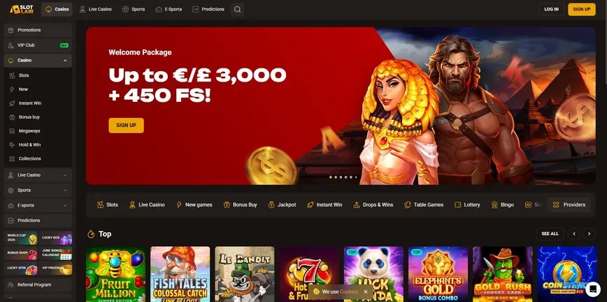 About SlotLair Casino