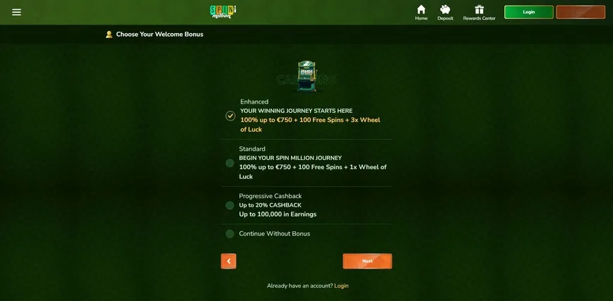 How to Register at Spin Million Casino