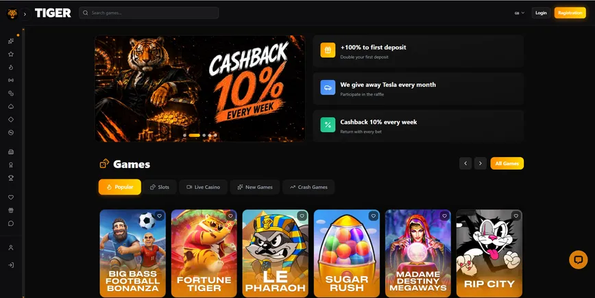 About Tiger Casino