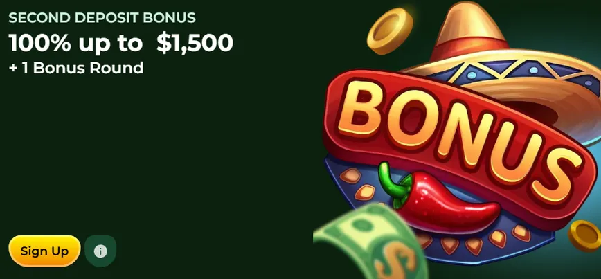 Second Deposit Casino at Casinacho Casino