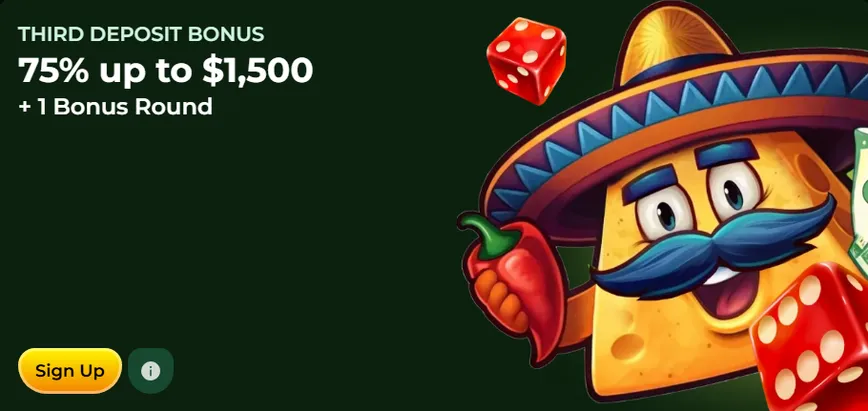 Third Deposit Casino at Casinacho Casino
