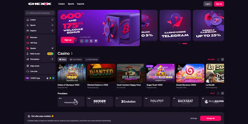 About CHEXX Casino